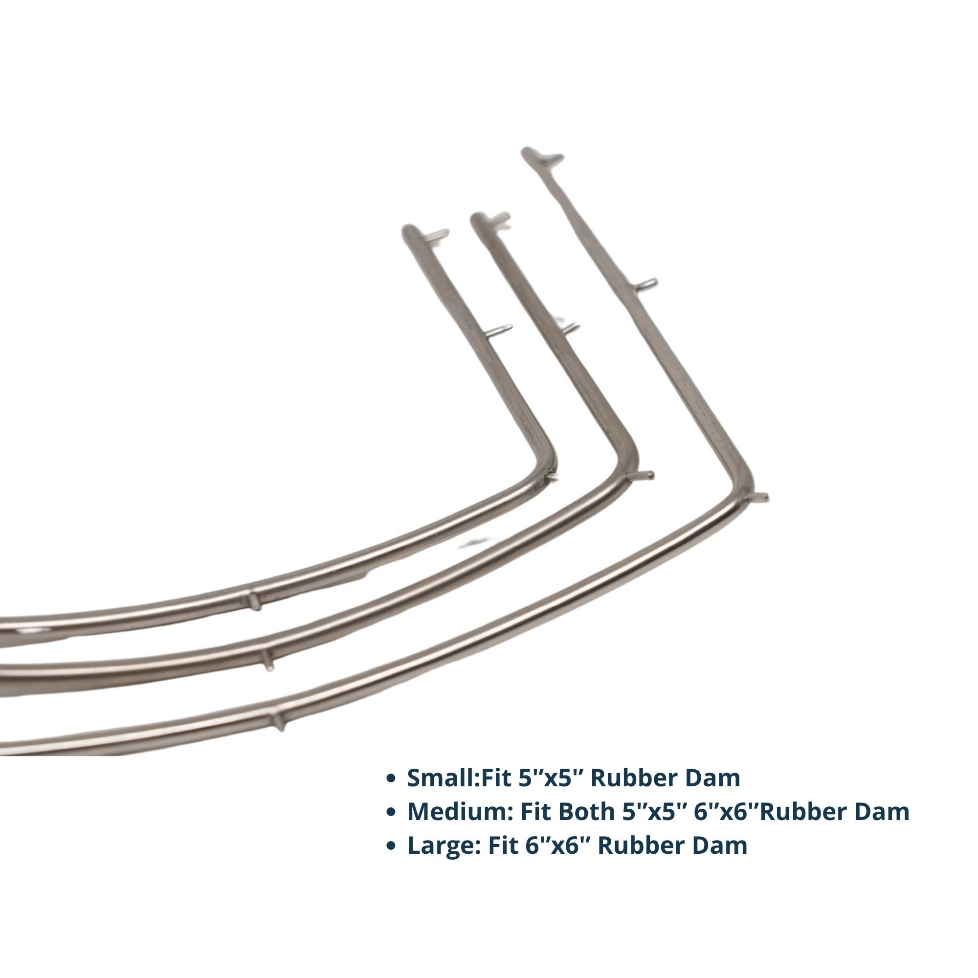 Stainless Steel Rubber Dam Frame - 3 Sizes