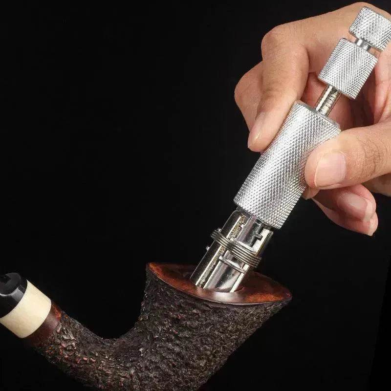 Multifunctional Stainless Steel 6-Blade Adjustable Pipe Reamer Cleaner for Smoking Accessories