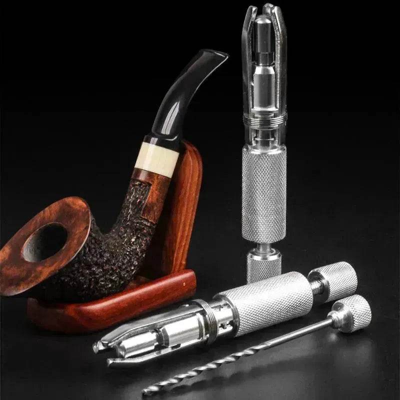 Multifunctional Stainless Steel 6-Blade Adjustable Pipe Reamer Cleaner for Smoking Accessories