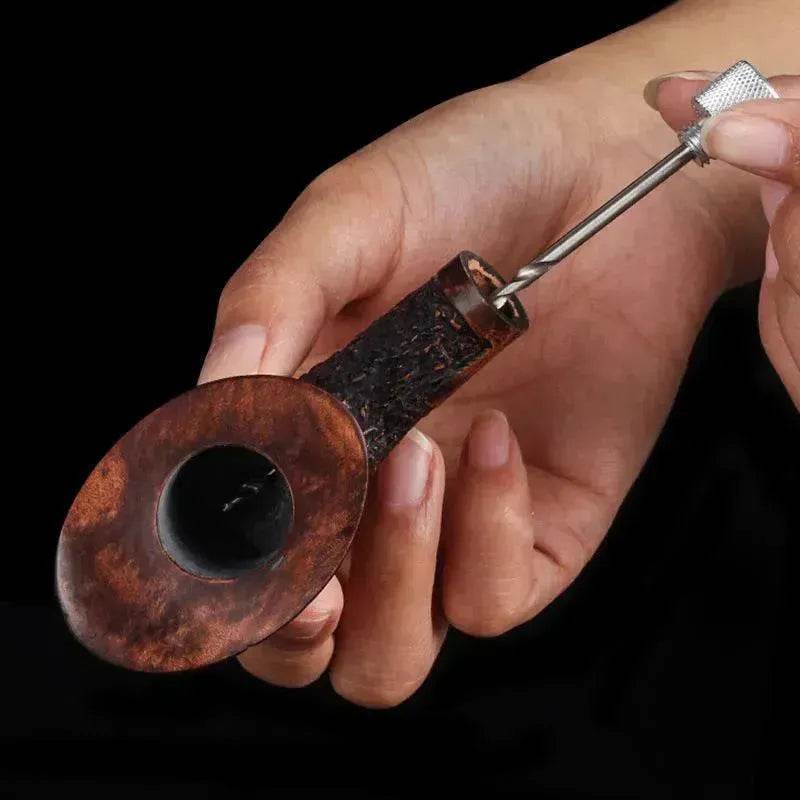Multifunctional Stainless Steel 6-Blade Adjustable Pipe Reamer Cleaner for Smoking Accessories