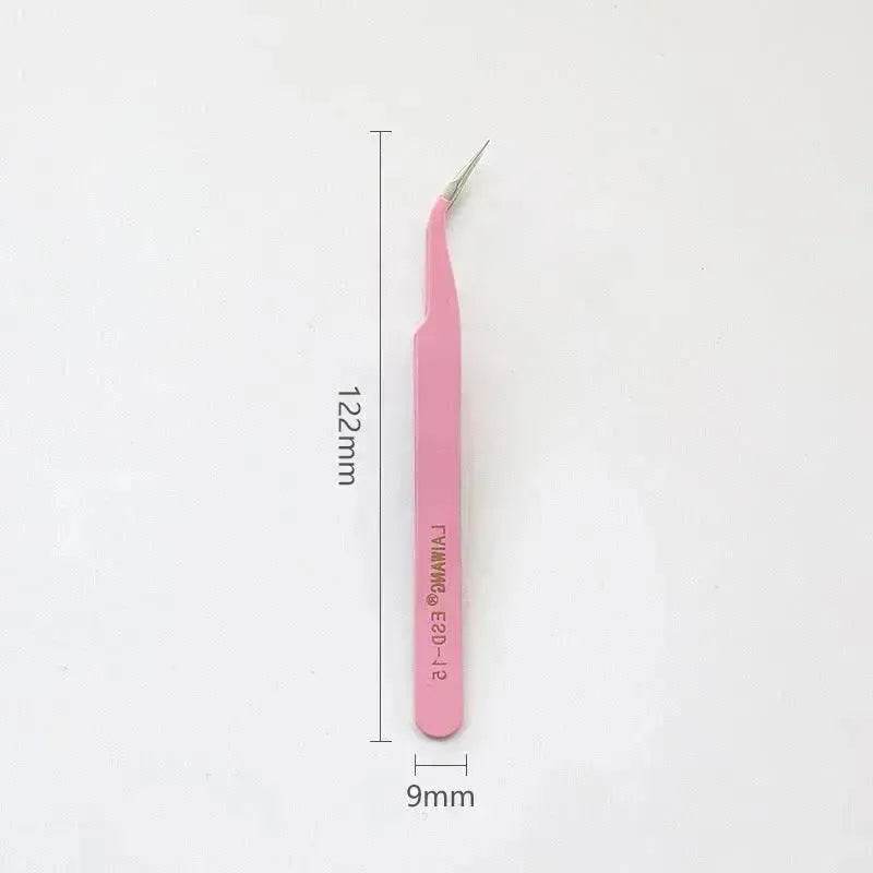 Stainless Steel Tweezers Macaron Colored Handbook And Paper Tape