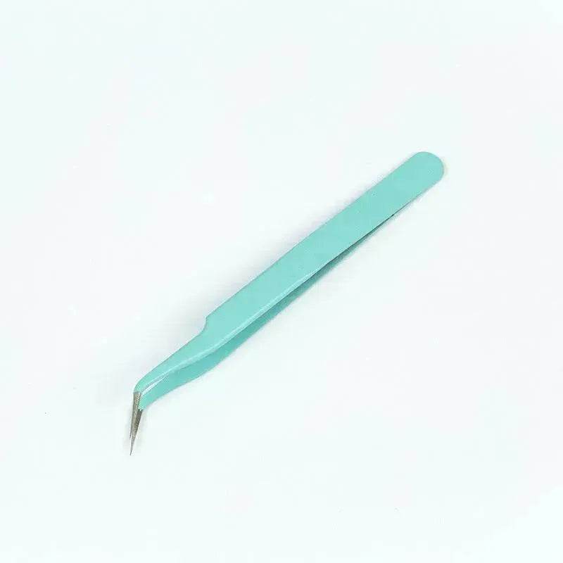 Stainless Steel Tweezers Macaron Colored Handbook And Paper Tape