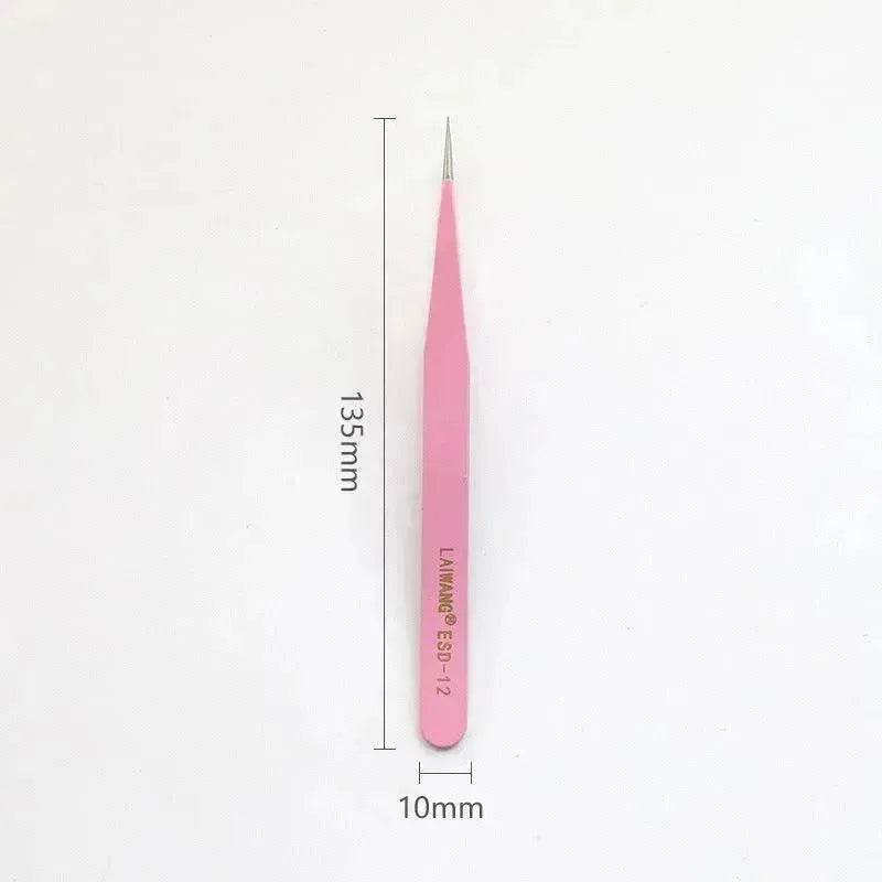 Stainless Steel Tweezers Macaron Colored Handbook And Paper Tape