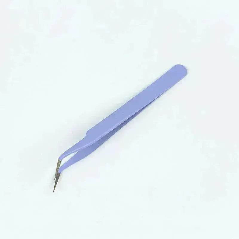 Stainless Steel Tweezers Macaron Colored Handbook And Paper Tape