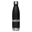 Stainless steel water bottle