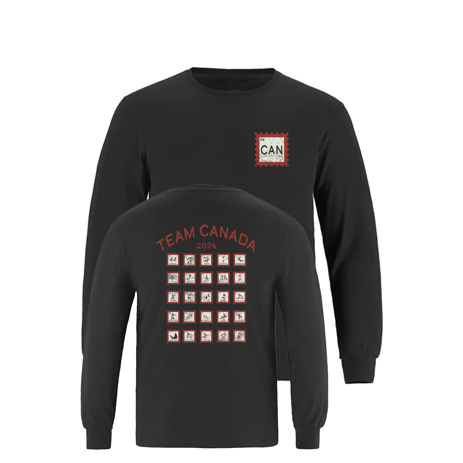 CANADA STAMP LONG SLEEVE (YOUTH)