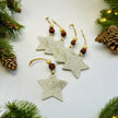 Star Christmas Ornament Handmade from Clay & Nova Scotia Beach Sand