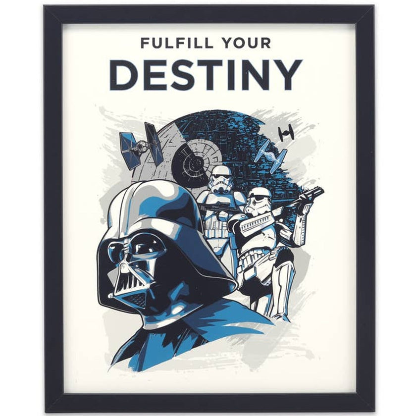 Star Wars - Fulfill Your Destiny Framed Wood Sign