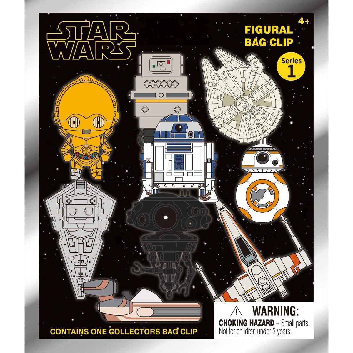 Star Wars Power of Force (Droids and Ships_ Mystery 3D Foam Bag Clip