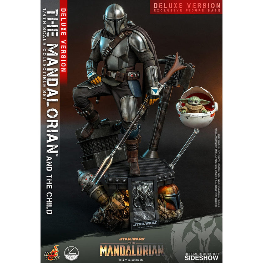Star Wars The Mandalorian and the Child Quarter Scale Hot Toys (Deluxe Version)