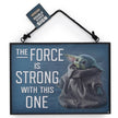 Star Wars The Mandalorian - Grogu Double Sided Hanging Wood Sign