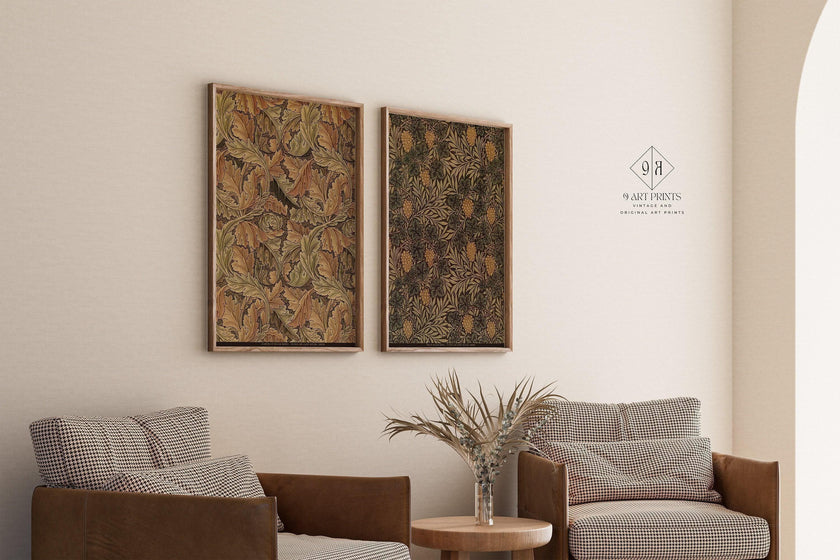 STATEMENT DUO William Morris Prints - Acanthus and Vine |  | Vintage Botanical Patterns available framed