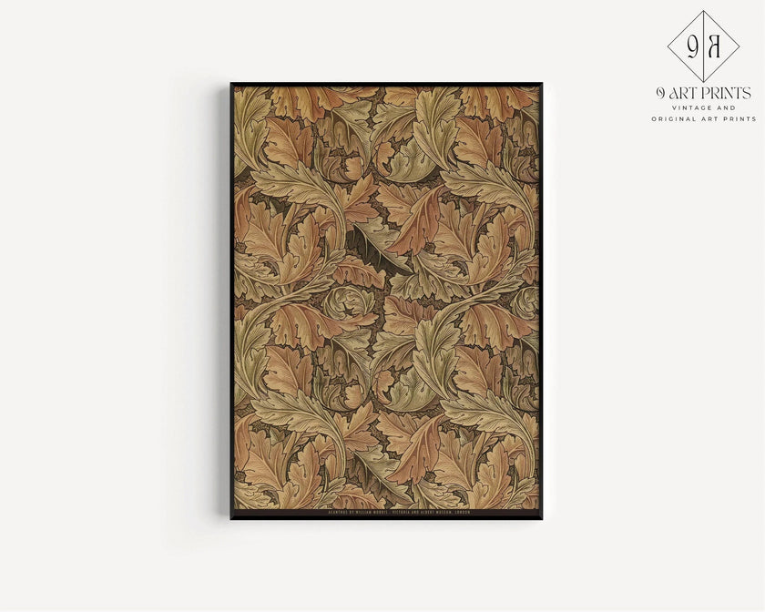 STATEMENT DUO William Morris Prints - Acanthus and Vine |  | Vintage Botanical Patterns available framed