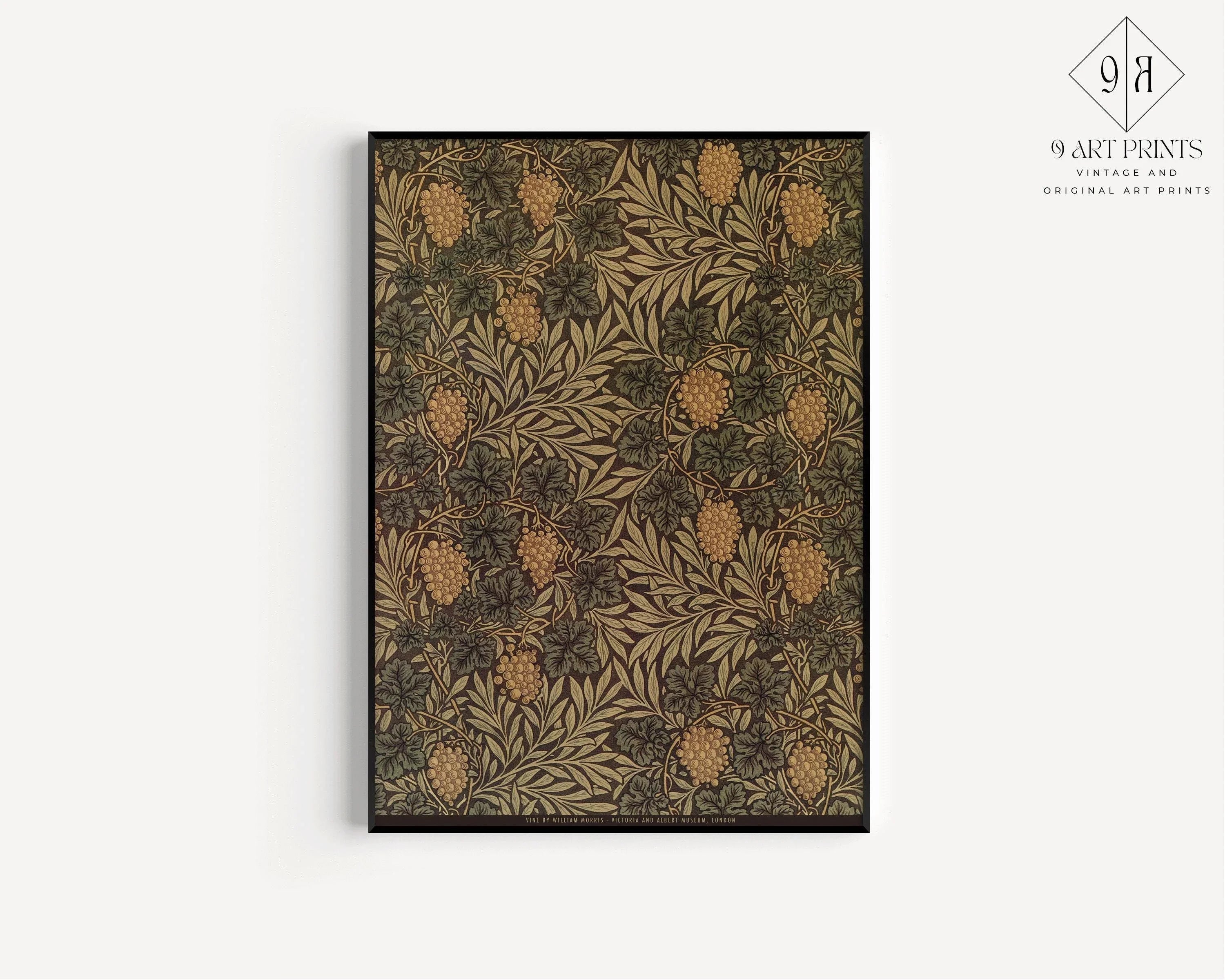 STATEMENT DUO William Morris Prints - Acanthus and Vine |  | Vintage Botanical Patterns available framed
