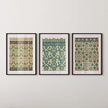 STATEMENT TRIO Arabian Patterns - Emille Prisses D'Avennes |  | Vintage Islamic Persian Pattern Art available framed