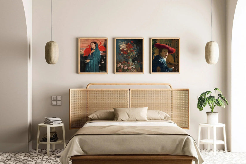 STATEMENT TRIO Classical Art | Degas, Vermeer and Van Gogh | Available framed or unframed