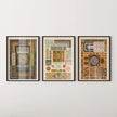STATEMENT TRIO Owen Jones | Pompeian, Arabian and Chinese Vintage Patterns available framed