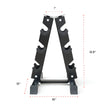 Steel Dumbbell Racks Vertical & Horizontal (3, 6, 8, 10 Levels)