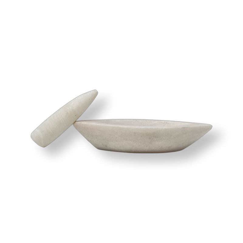 Divine Marble Khalabatta Boat Shape