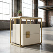 Sterling Luxury Upholstered Storage Bed with Hydraulic Lift and Side Drawers