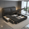 Sterling Luxury Upholstered Storage Bed with Hydraulic Lift and Side Drawers