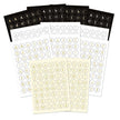 Stickables Self-Adhesive Letter Coins - Essential Colours