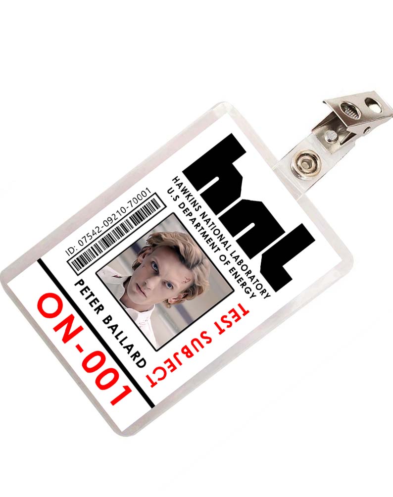 Stranger Things Peter Ballard ID Badge