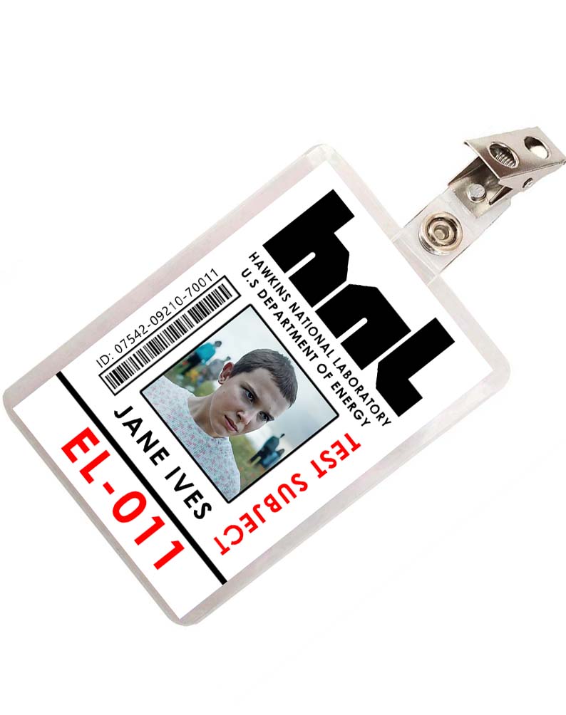 Stranger Things Jane Ives Eleven 11 ID Badge