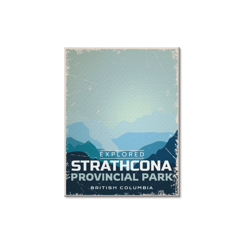 Strathcona British Columbia Provincial Park Postcard, Canada Parks