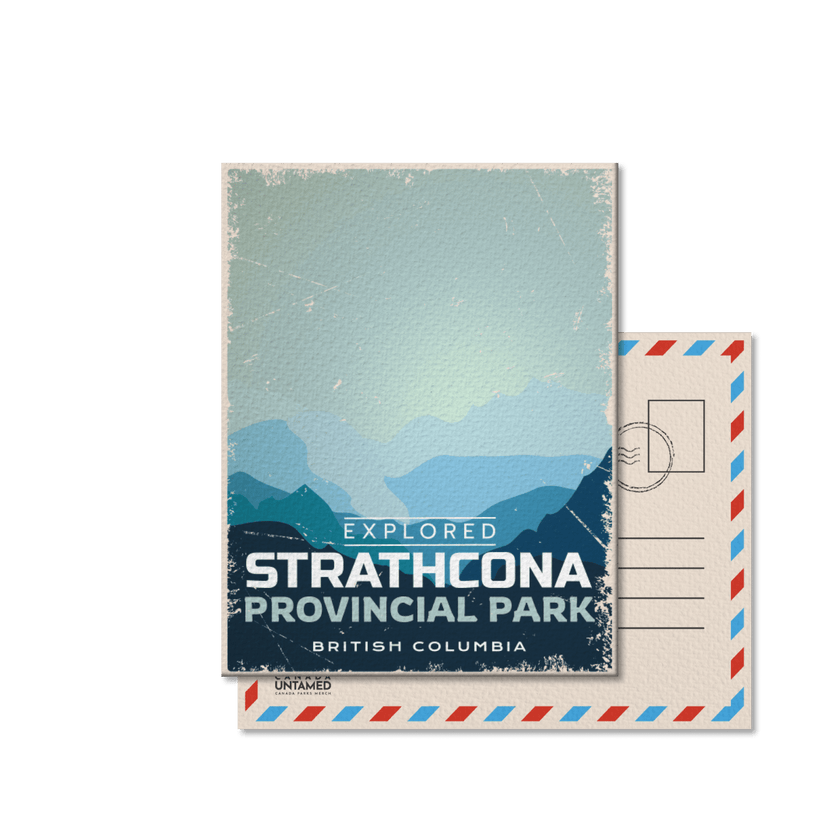 Strathcona British Columbia Provincial Park Postcard, Canada Parks