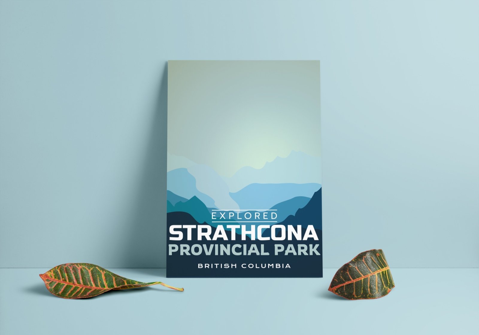 Strathcona Provincial Park 'Explored' Poster, Canada Parks