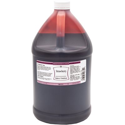 Strawberry Bakery Emulsion - 4 oz. - 16 oz. - 1 Gallon - 5 Gallons - Bakery Emulsions Canada - Ships Free Within Canada on Orders Above CAD $199