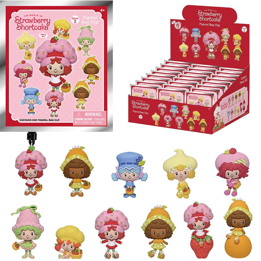 Strawberry Shortcake Series 2 Mystery 3D Foam Bag Clip