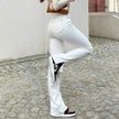 Street High Waist Slimming Denim Trousers Women