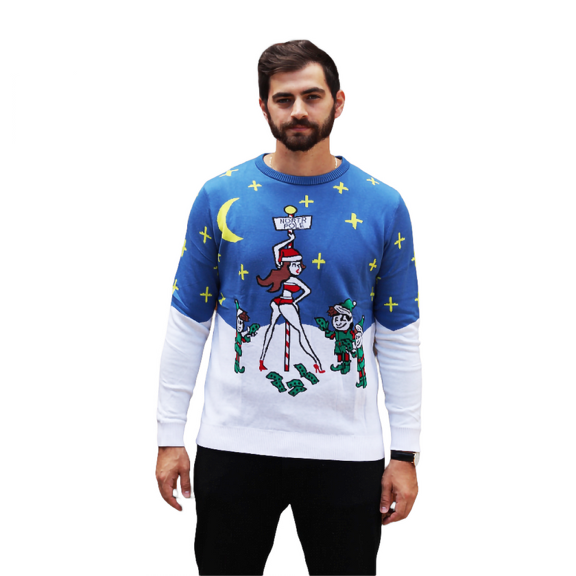 Pull à motif de barre de striptease