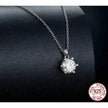 Stunning 1 Carat Moissanite Pendant Necklace | 925 Sterling Silver | Wedding & Bridal Fine Jewelry