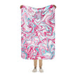 Sherpa blanket - Marble Pink