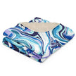 Sherpa blanket - Blue Marble