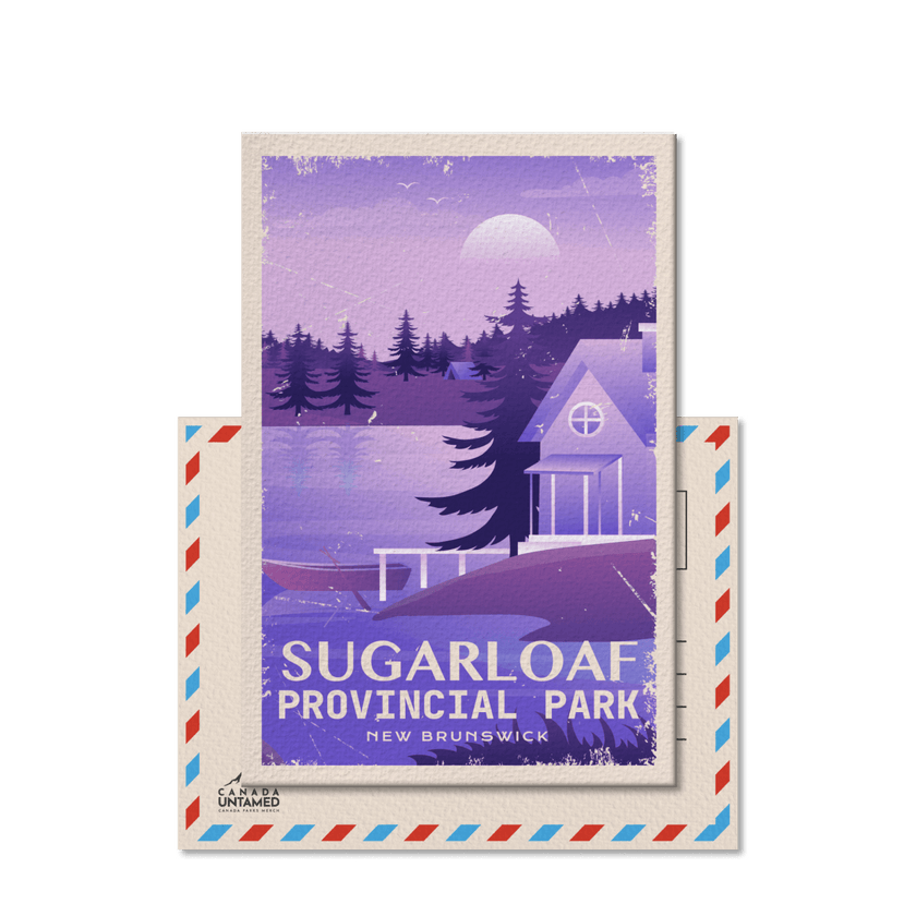 Sugarloaf New Brunswick Provincial Park Postcard, Canada Parks