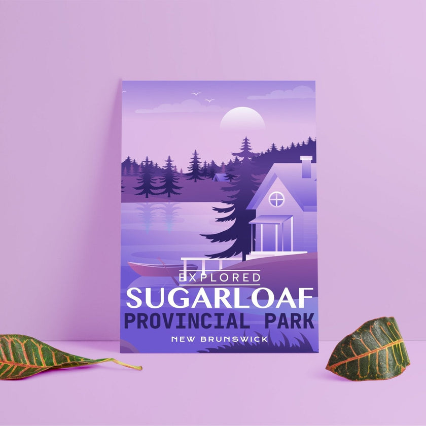 Sugarloaf Provincial Park 'Explored' Poster, Canada Parks
