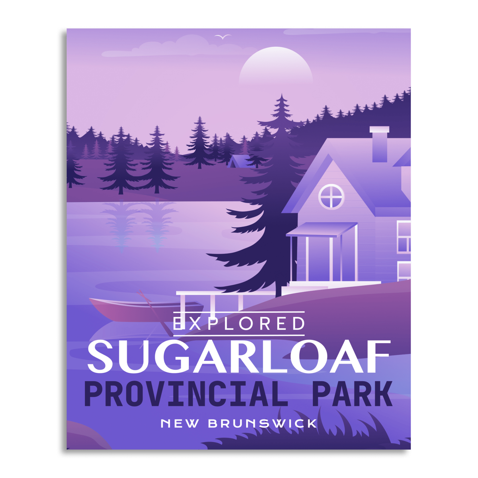 Sugarloaf Provincial Park 'Explored' Poster, Canada Parks