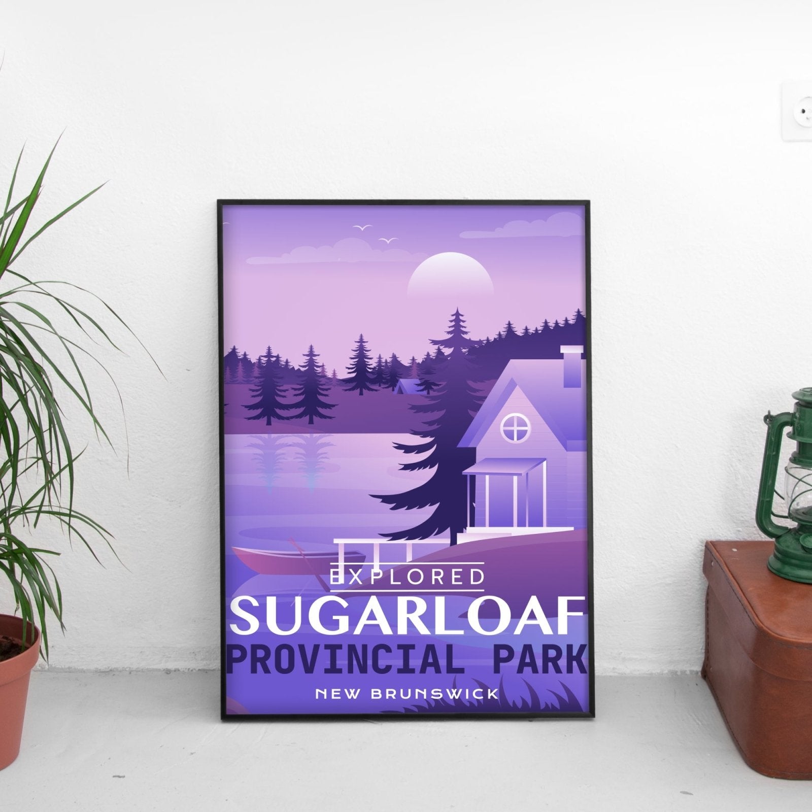 Sugarloaf Provincial Park 'Explored' Poster, Canada Parks