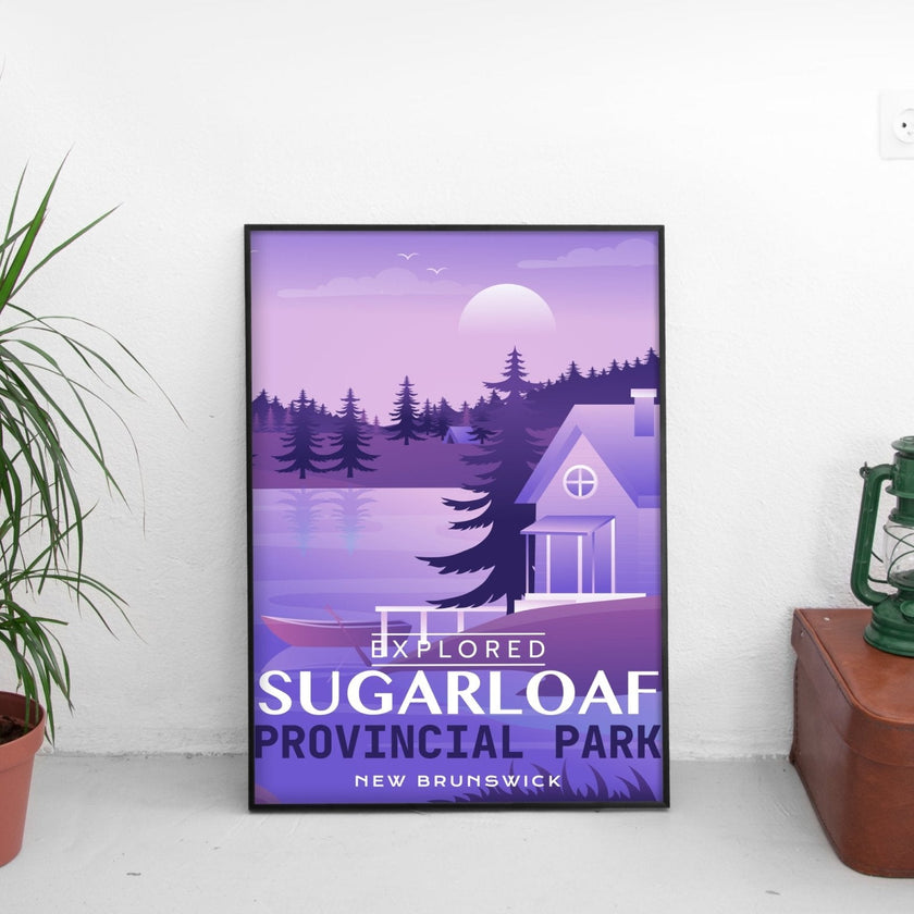 Sugarloaf Provincial Park 'Explored' Poster, Canada Parks