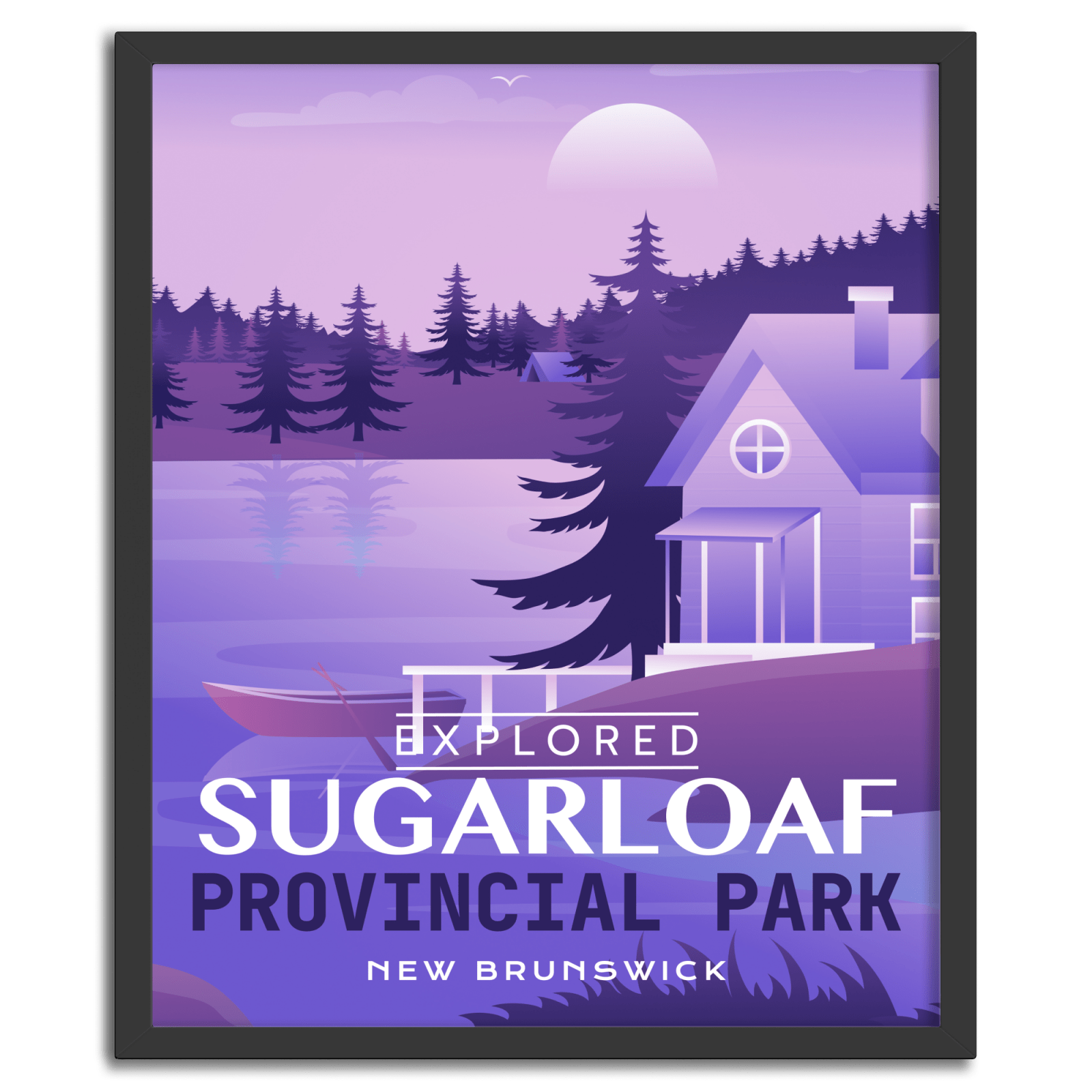 Sugarloaf Provincial Park 'Explored' Poster, Canada Parks