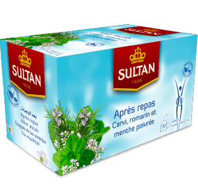 SULTAN Tisane Collection After Meals: Caraway, Rosemary & Peppermint – 5 Pack (20 Bags Each)
