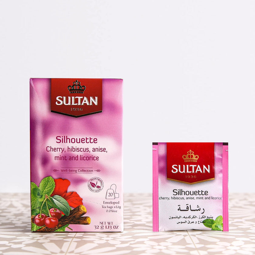 SULTAN Tisane Pure Natural Hibiscus - 5 Pack (20 Bag Each)