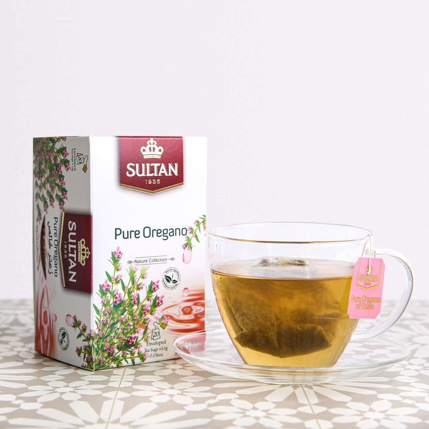 SULTAN Tisane Pure Oregano - 5 Pack (20 Bags Each)
