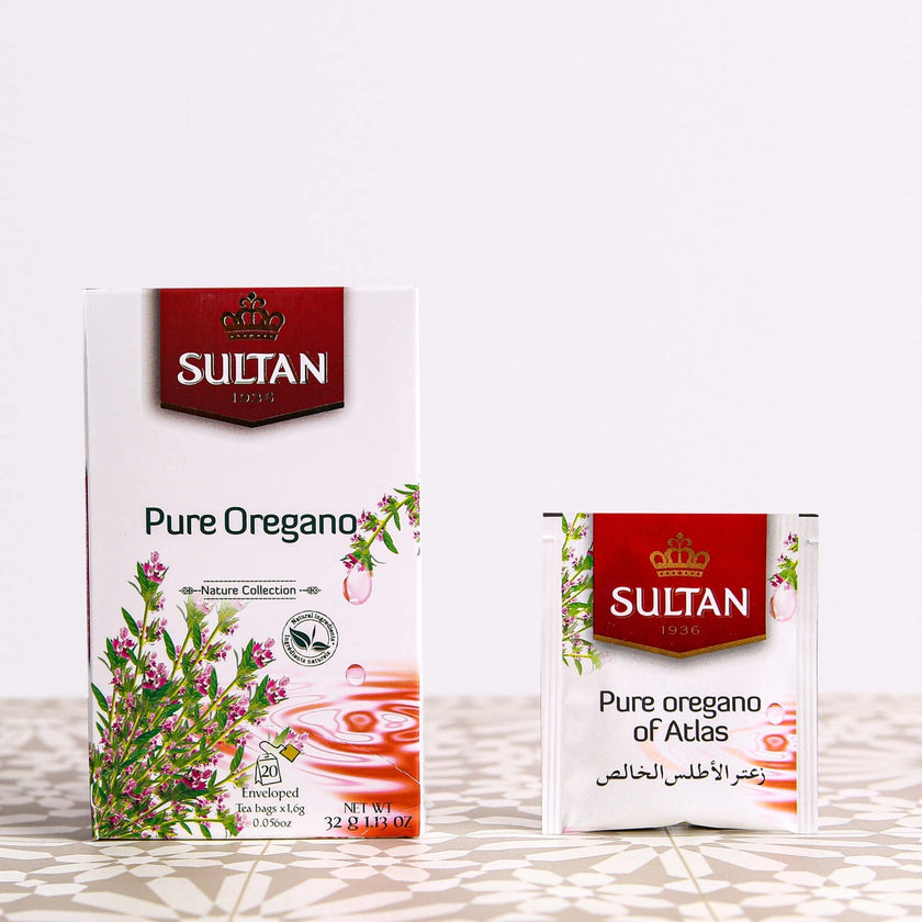 SULTAN Tisane Pure Oregano - 5 Pack (20 Bags Each)