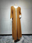 Summer Bronzing Arab  Dubai Gown