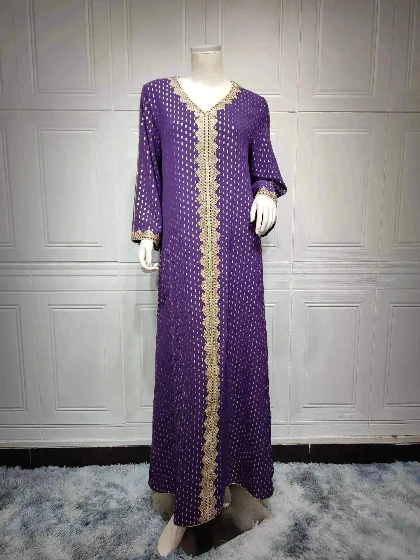 Summer Bronzing Arab  Dubai Gown